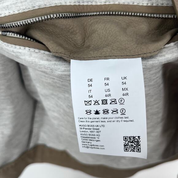 BOSS L-Mochi Leather Jacket Mens Size 44R MSRP $1,695 - Picture 14 of 16